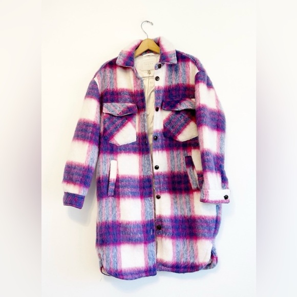 Blank NYC Plaid Shacket - M - Picture 3 of 6